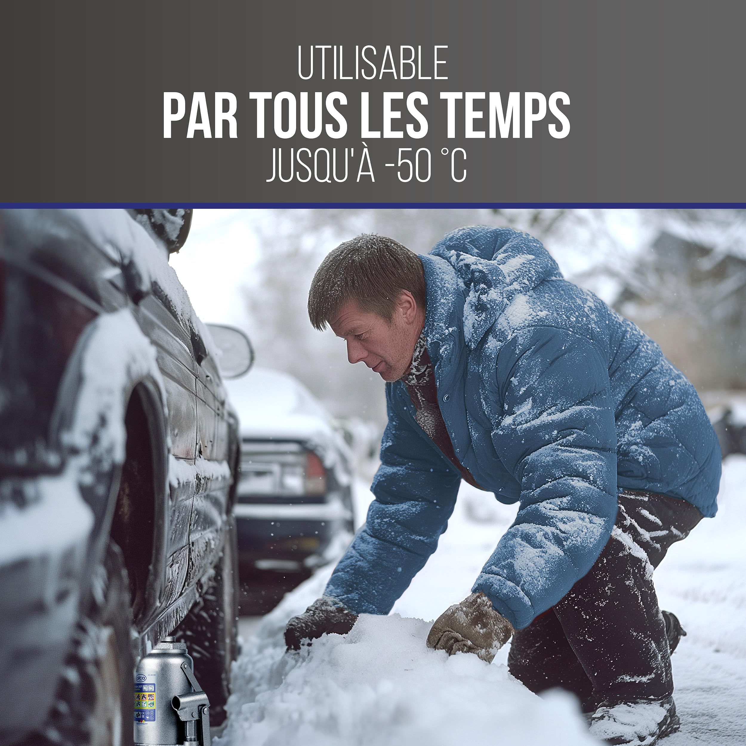 Cric hydraulique t I Cric à Piston & cric sous châssis en Acier I pour Auto, Moto, Voiture & Atelier I Hauteur de Levage 244-449 mm I Certifié TÜV & GS-approuvé