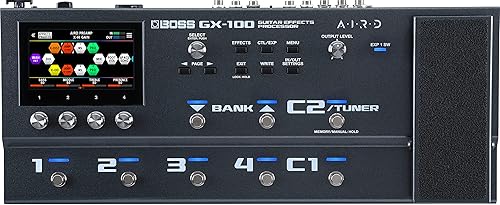 Miniatura 14 de BOSS GX-100 Procesador avanzado de efectos de guitarra Auténtico tono de amplificador de tubo con tecnología AIRD 32 tipos de amperios y más
