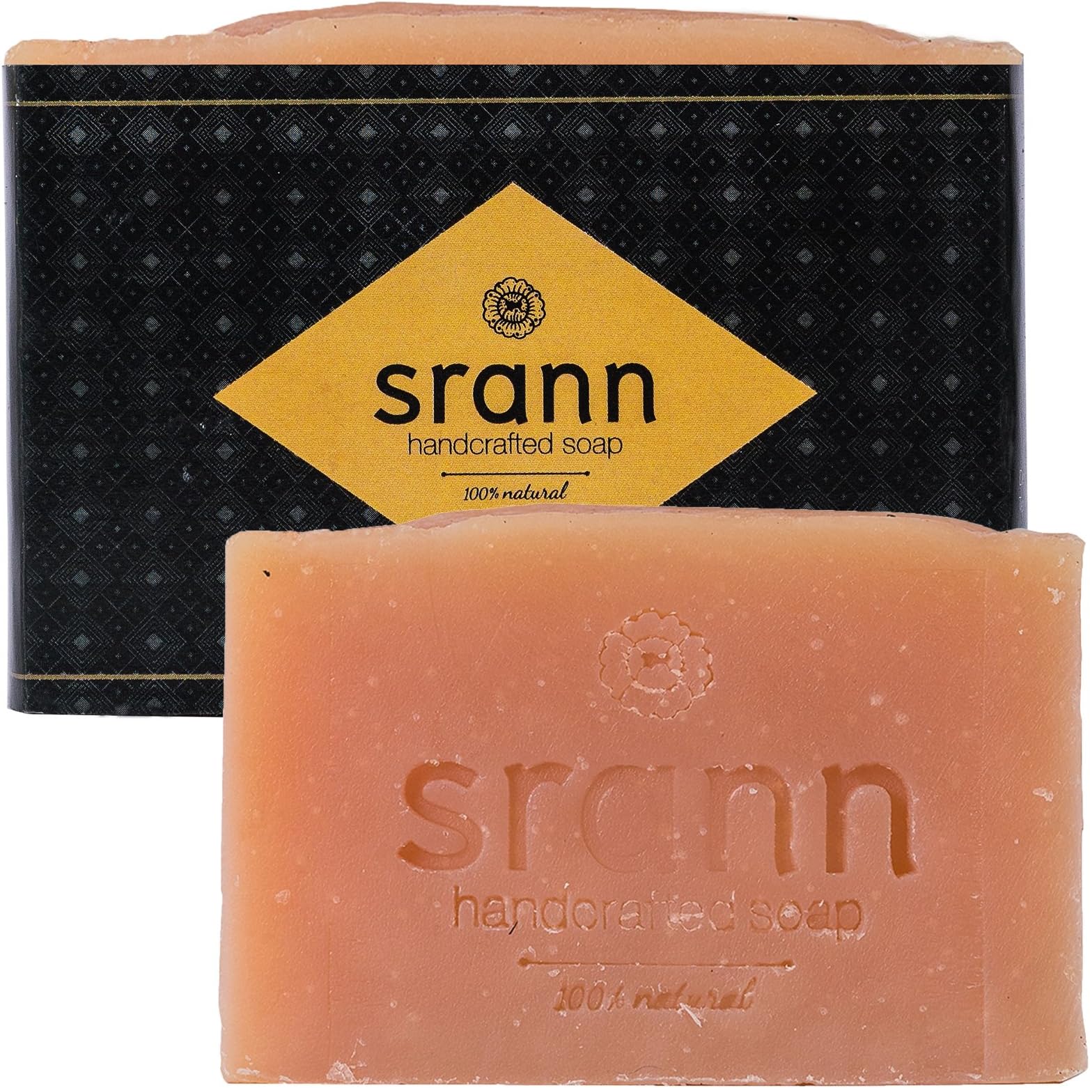 Lemongrass and Lavender Face & Body Soap - Promotes Healing & Calming - Thai Spa Quality - Natural Organic Moisturizer - 7 Therapeutic Grade Essential Oils - Handmade, Fair Trade - 4.25 Ounce Bar