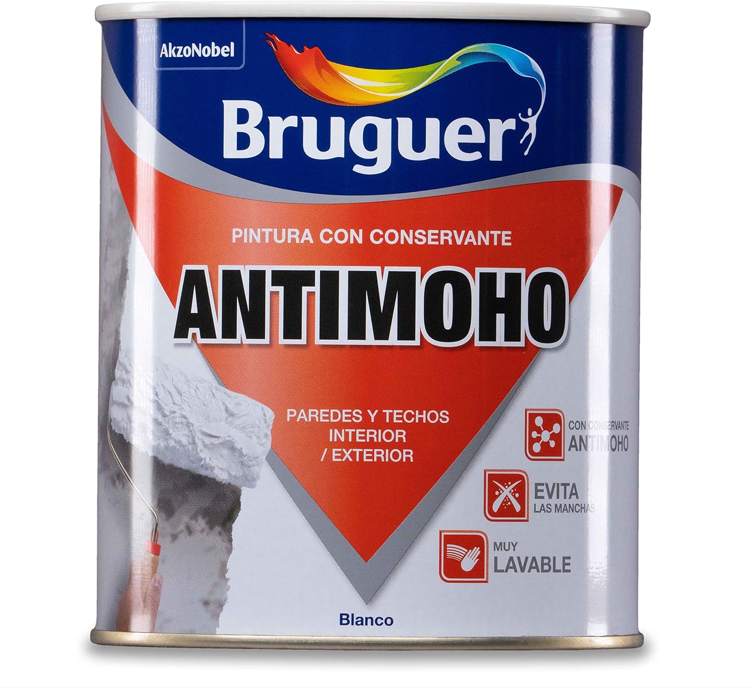 Bruguer Pintura con Conservante Antimoho Mate Blanco 750 ml
