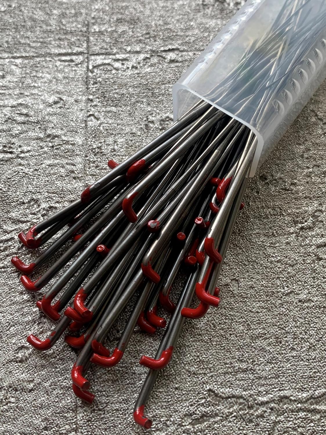 heidifeathers Felting Needles - Choose Gauge and Quantity (38 Gauge (red), 100)