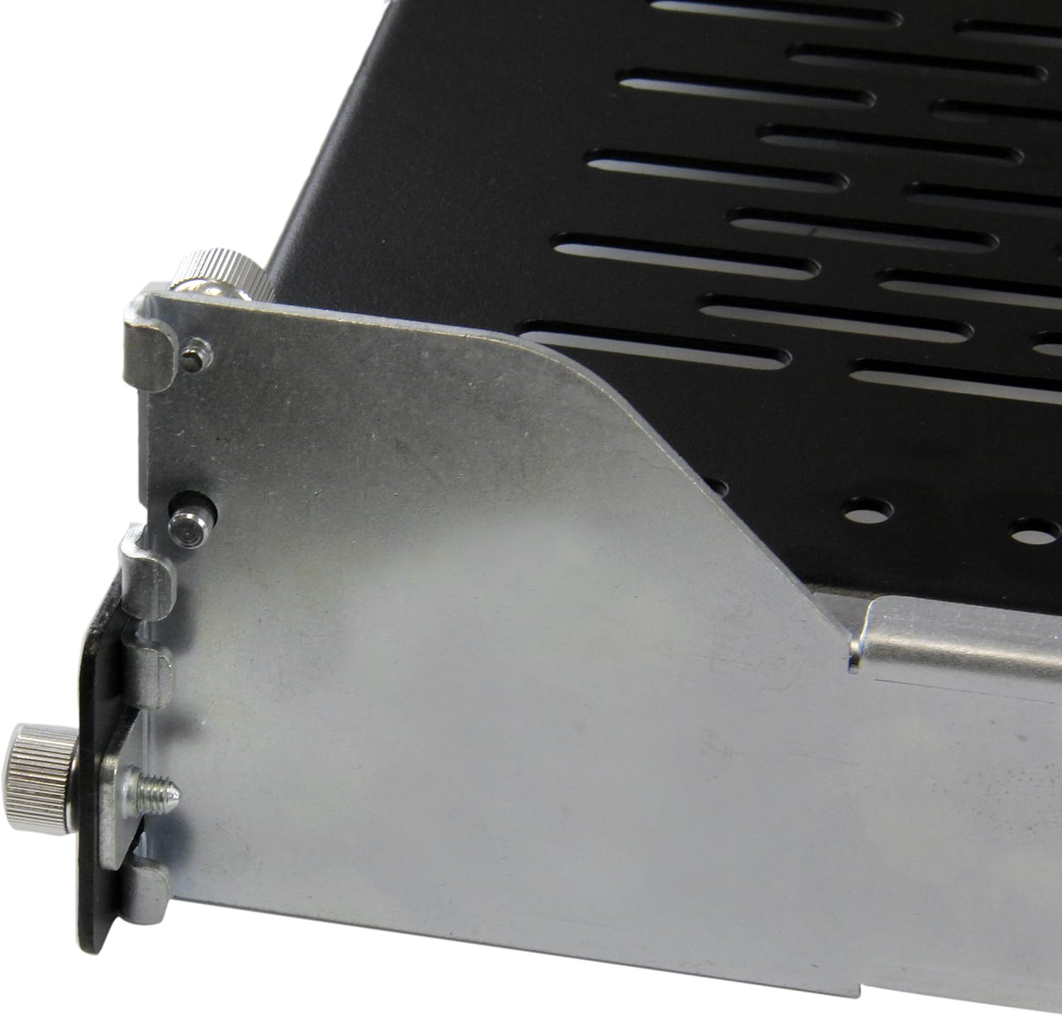 Prоduсt Dеаl StarTech.com 2U Vented Sliding Server Rack Shelf w/ Cable Management Arm - Adjustable Depth - 50lb - 19? Server Tray Shelf for Equipment Rack (UNISLDSHF192), Black