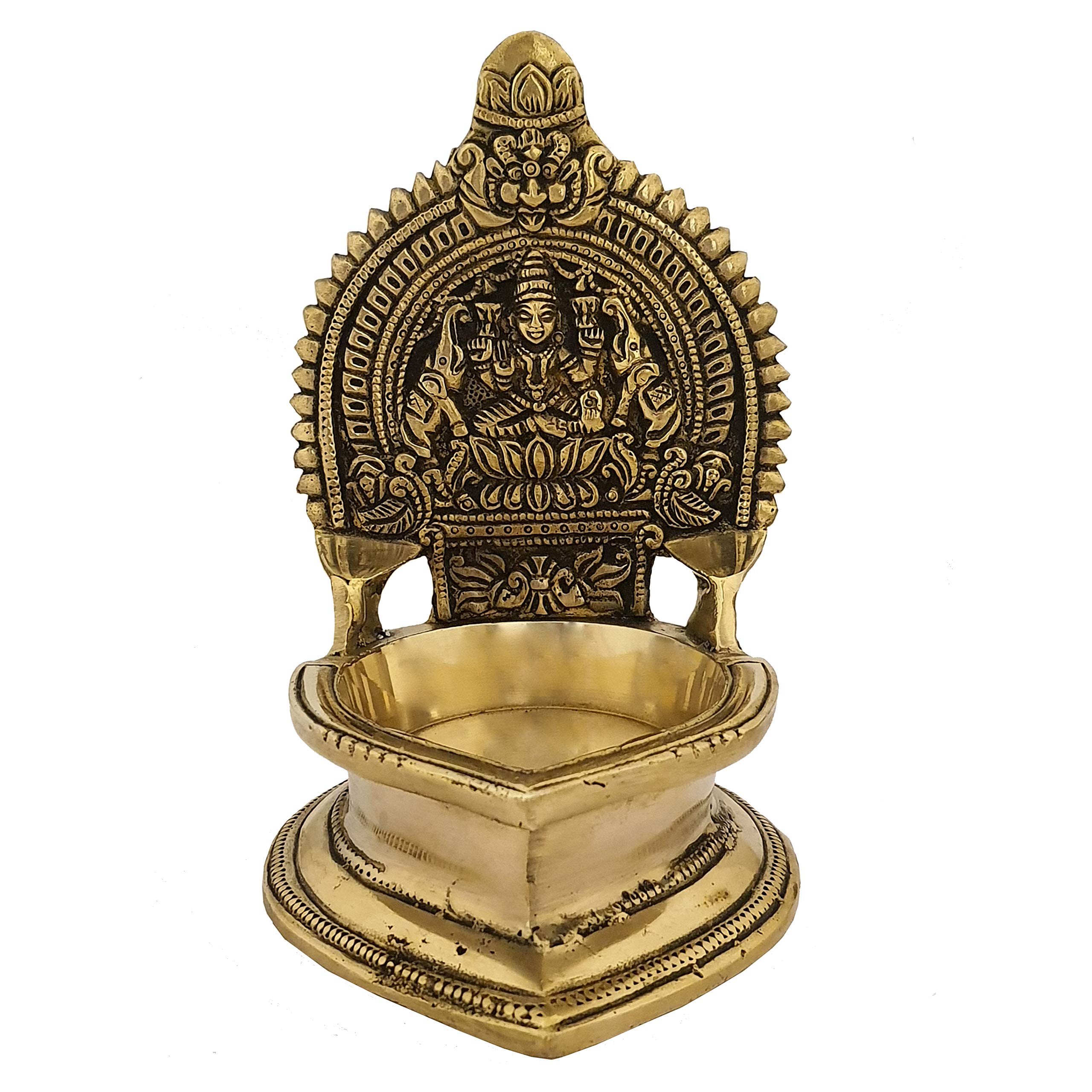 Indian Diwali Oil Lamp Pooja Diya Brass Light Puja Decorations Mandir Decoration Items Handmade Home