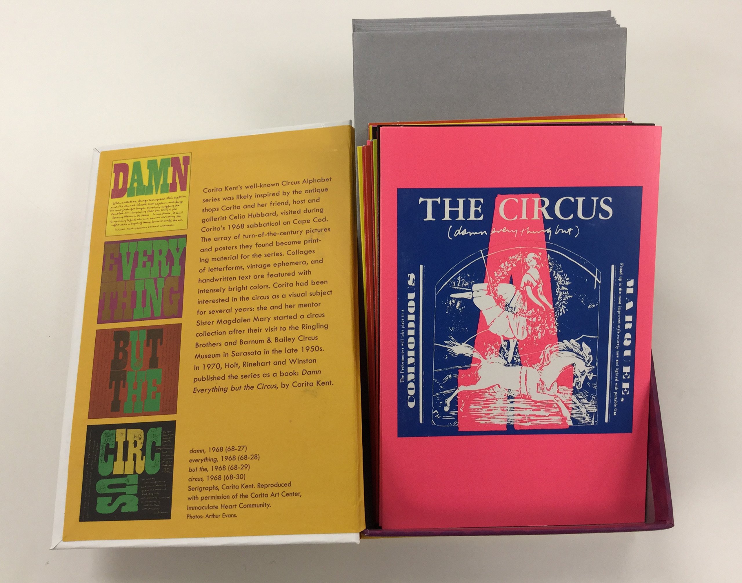 Corita Kent Circus Alphabet Design: Boxed Notecards