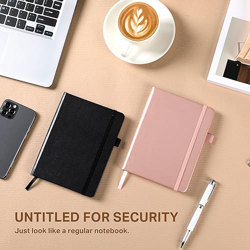 Miniatura 10 de Libro de contraseñas con pestañas alfabéticas - Libro de registro de direcciones de Internet y contraseñas, cuaderno de contraseñas de tapa dura