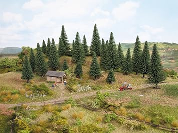 Noch 32820 Fir Trees 3.5-9Cm 25/ N,Z Scale Model Kit