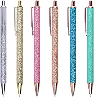 Vista 6 de 12 piezas de bolígrafos con purpurina