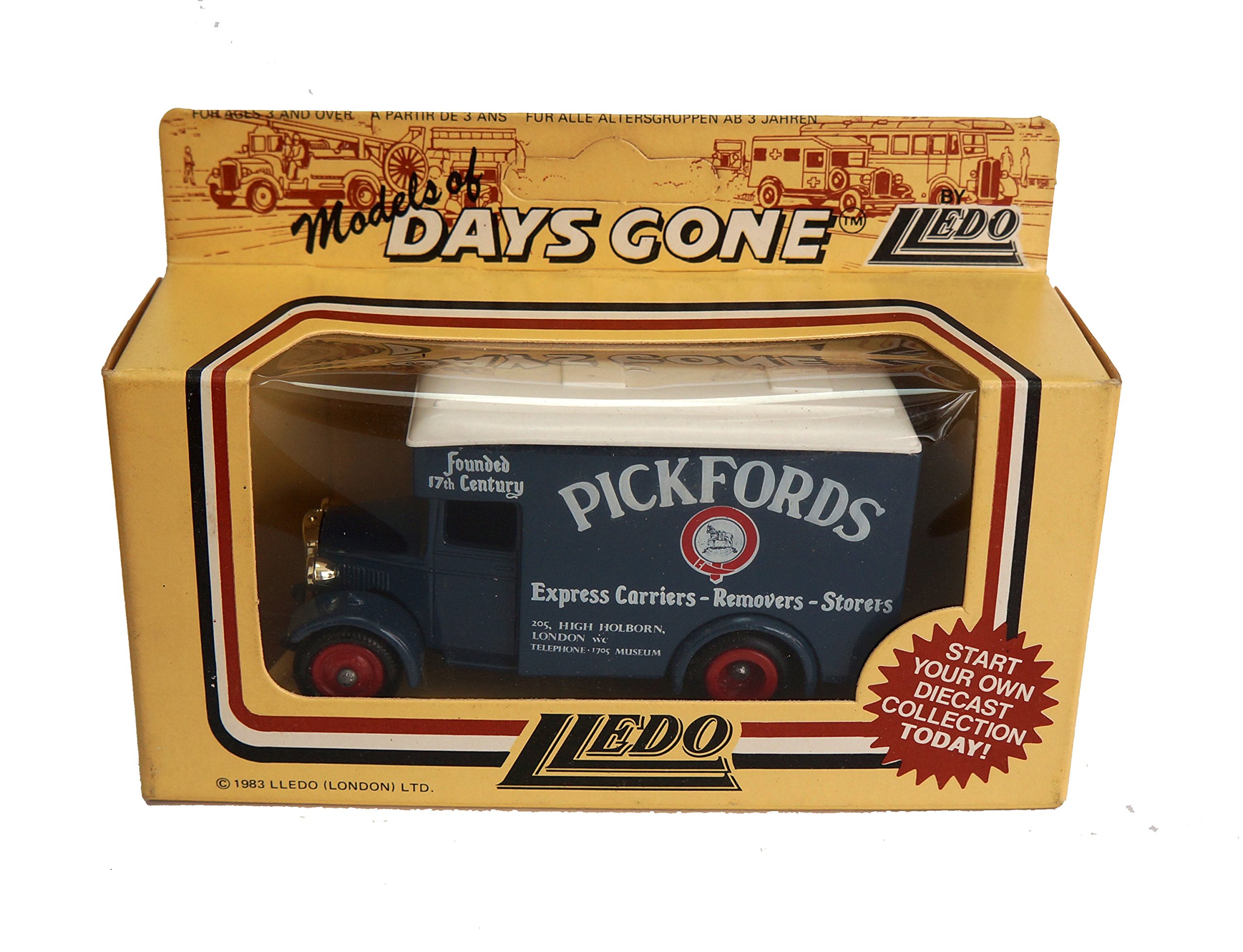LLEDO , Days Gone , 16014 , 1934 Dennis Parcels Van , Pickfords