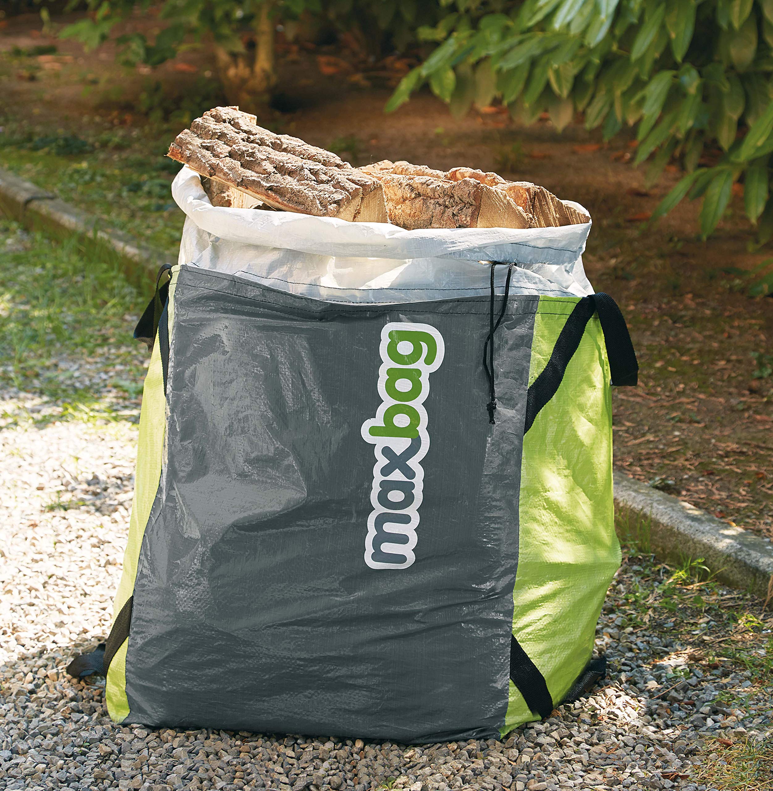 Sacco Max Bag 180 Litri Verdemax - Per Giardinaggio, Foglie, Terriccio | Robusto E Riutilizzabile - Foto 2