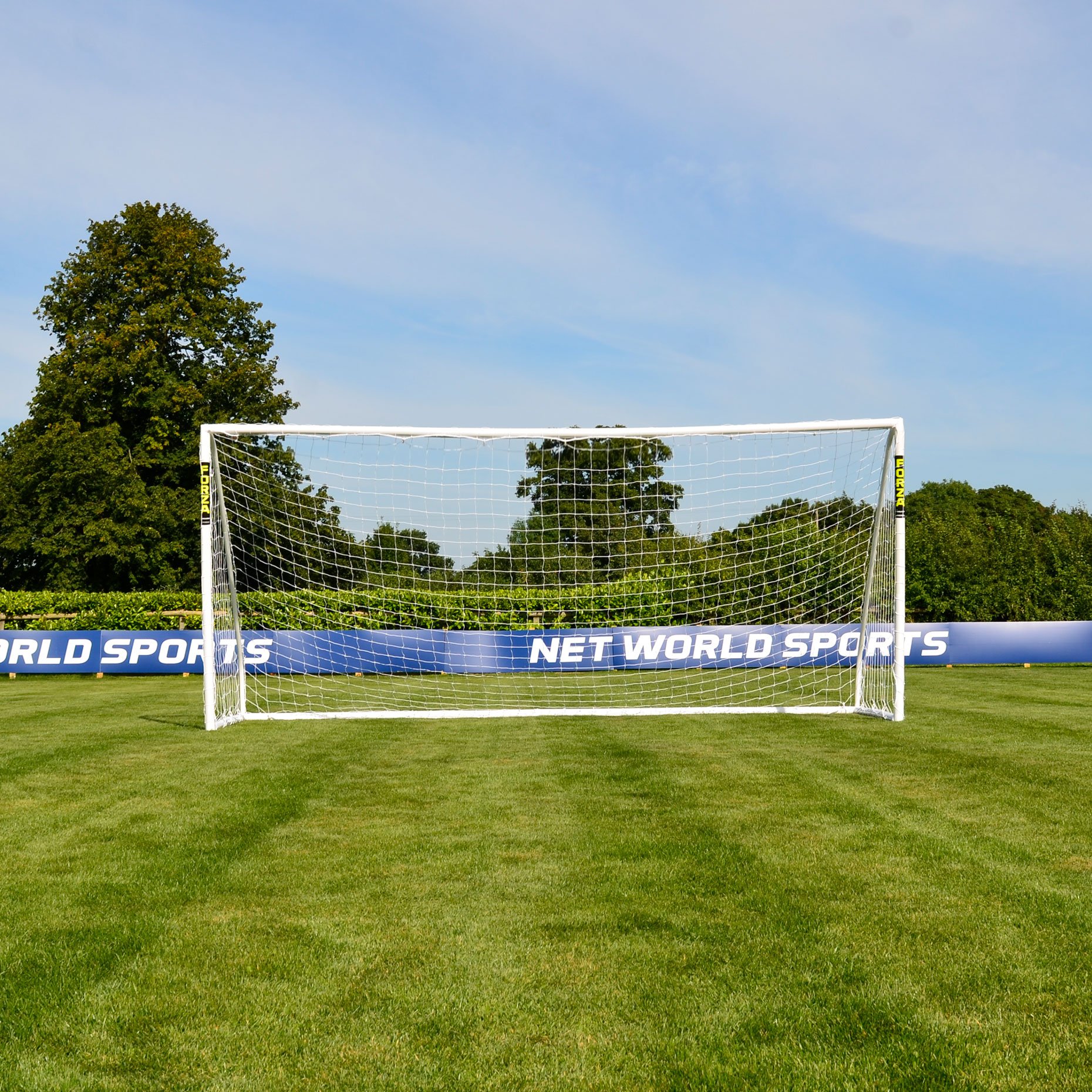 FORZA Match Fußballtor [6 Größen] | Wetterfestes PVC-Fußballtor für Garten & Training | Robustes Gartentor mit optionaler Zielfolie