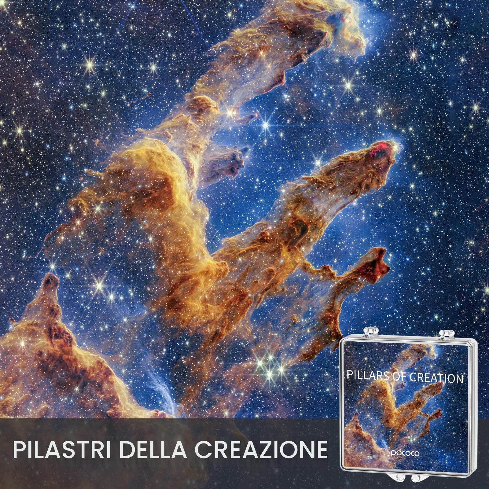 Stella Fissa e Nebulosa: Dischi per POCOCO Proiettore Galaxy, 5K Ultra HD, Litografia a Semiconduttore (6 dischi)