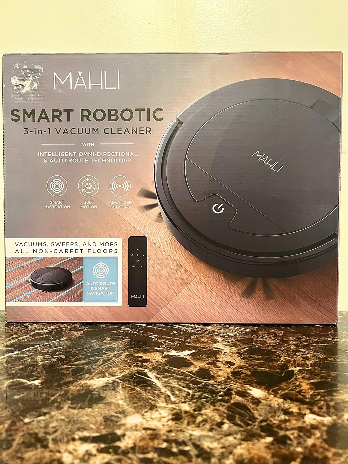 Mahli Smart Robotic 3in1 Vacuum Cleaner with Intelligent