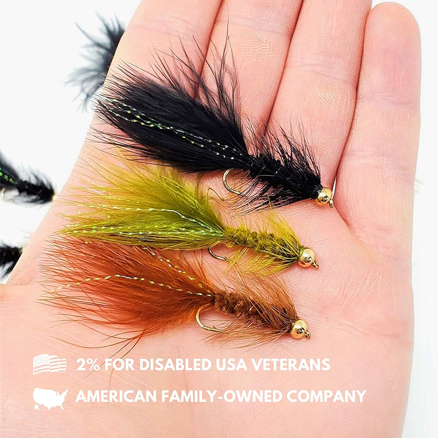 The Fly Crate Woolly Bugger Flies for Trout Fly Fishing Assortment - Streamer Fly Fishing Flies