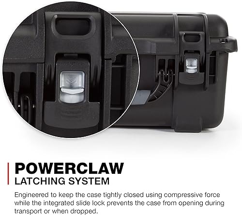 Miniatura 4 de Nanuk 918 Estuche rígido de mano impermeable con organizador de tapa y divisor acolchado, color negro