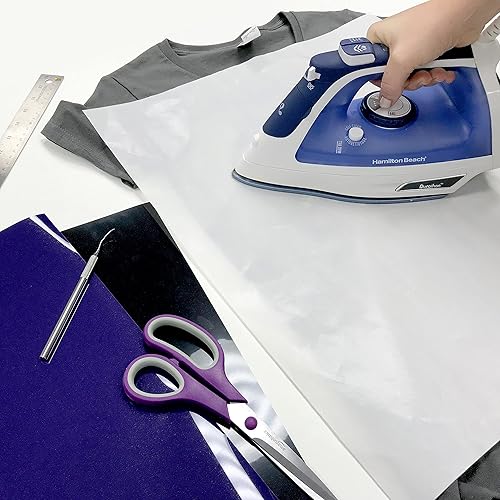 Miniatura 4 de Siser StripFlock Pro - Vinilo de transferencia de calor de 11.8 x 12 pulgadas (gris) - Compatible con Siser Romeo/Juliet y otros cortadores