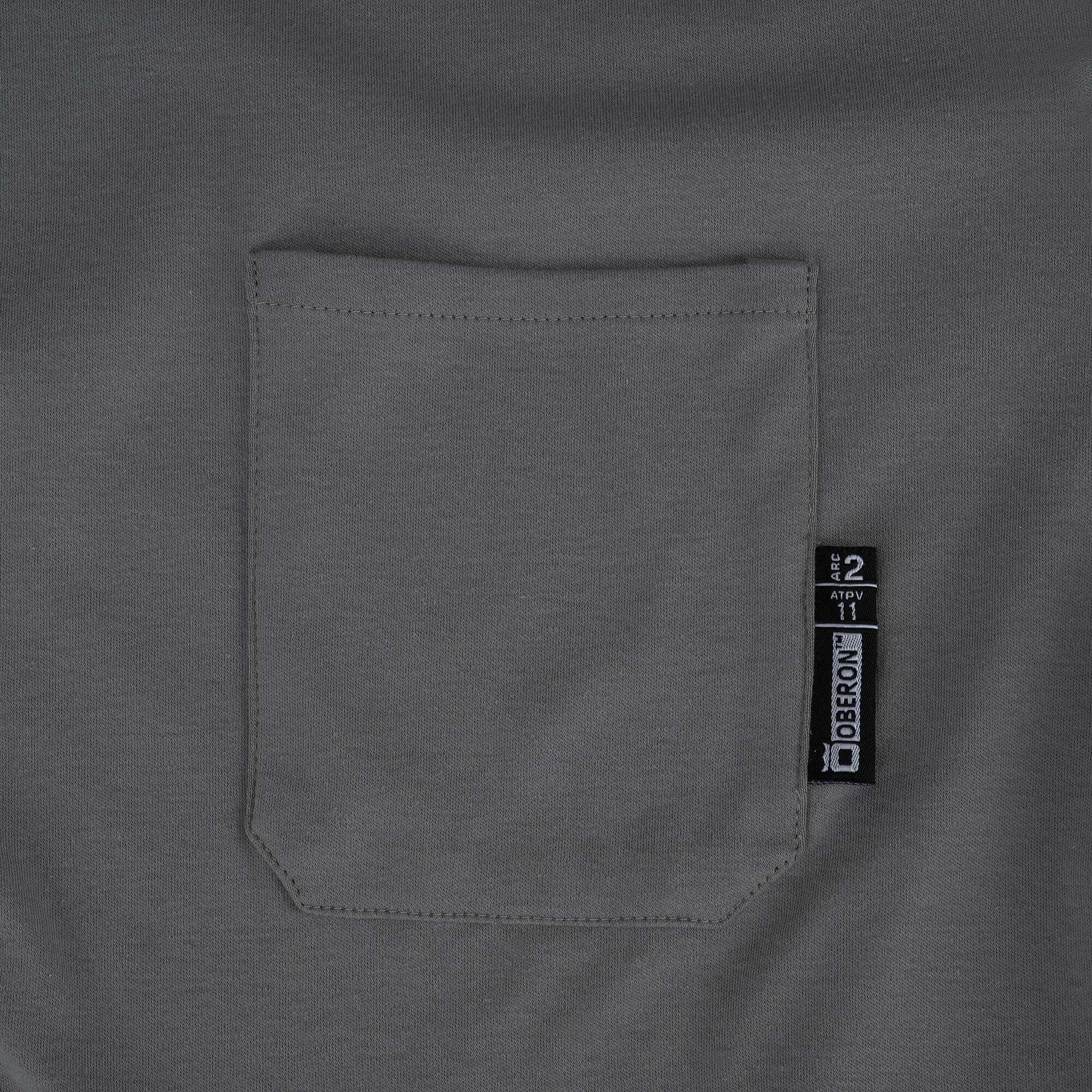 Oberon Flame Resistant Cotton Tshirt Camisa de Seguridad de Alta Visibilidad con clasificación de Arco Hombre