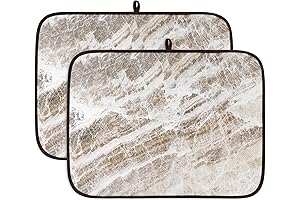 XL 24" x 18" Brown Dish Drying Mat