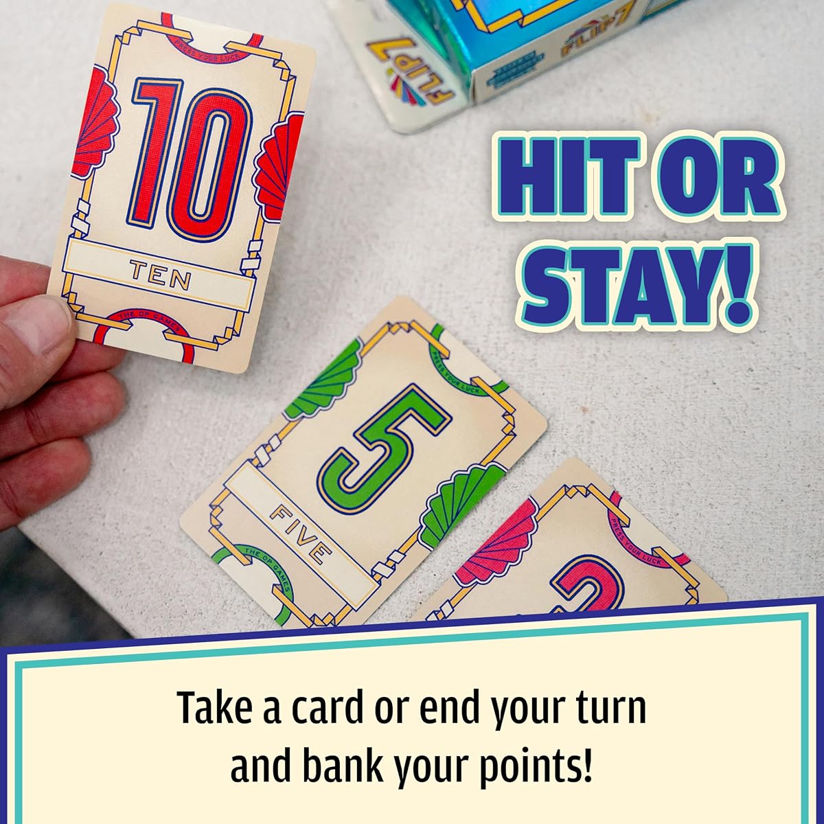 USAOPHY Flip 7 Card Game, The Ultimate Blend of Press Your Luck Strategy view 4