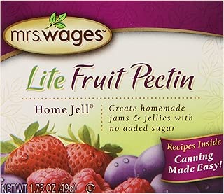 Mrs. Wages Lite Home Jell Fruit Pectin, 1.75-Ounce Pouches (Pack of 12) - coolthings.us