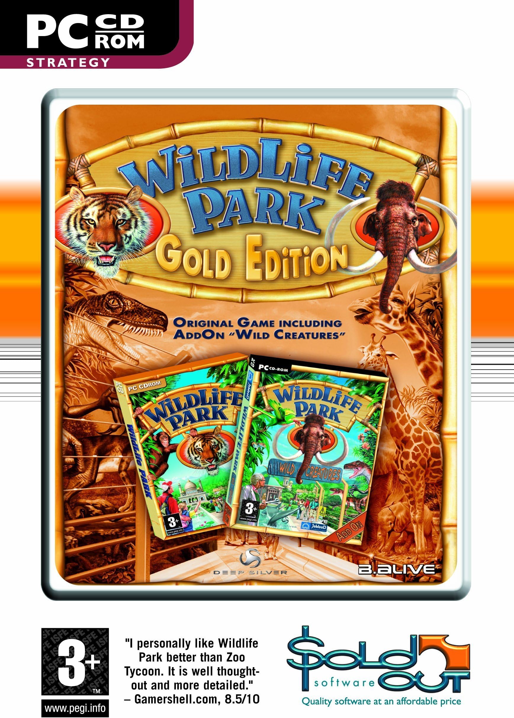 SOLD-OUT SOFTWARE 5182 WILDLIFE PARK GOLD EDITION