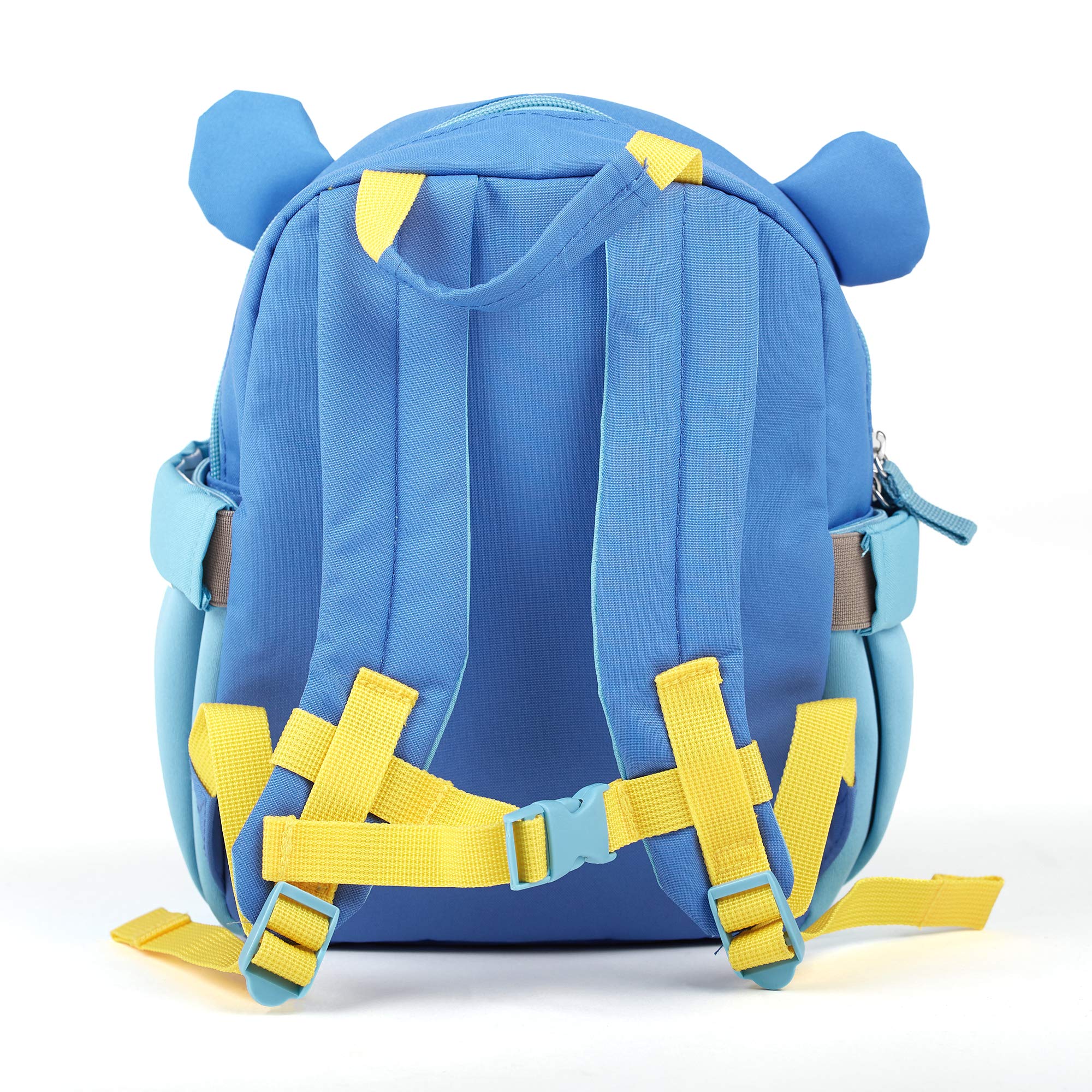 LALALO Sigikid Kindergartenrucksack mit Namen personalisiert (bestickt), Kinderrucksack, Kinder Rucksack für Kindergarten Kita, Kleinkind Tasche, Kindergartentasche (Bär)