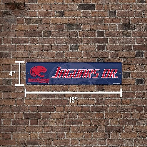 Vista 73 de Rico Industries Letrero de plástico de la NCAA de plástico de 4 x 16 pulgadas Alternativo