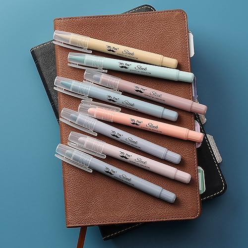 Miniatura 7 de Mr. Pen - Resaltador de gel, paquete de 4, resaltadores de la Biblia que no se corren, resaltadores sin sangrado, resaltador de la Biblia,