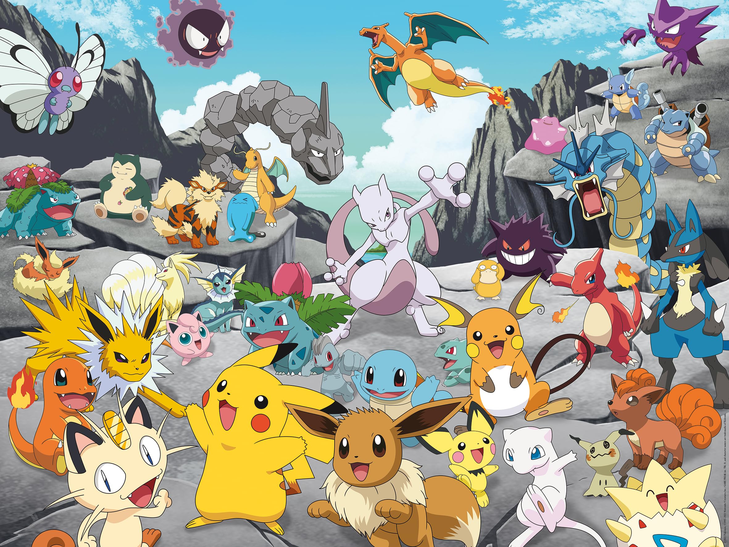 Ravensburger Pokemon Classics 1500 Piece Jigsaw Puzzles for Adults and Kids Age 12 Years Up, Multicolor, 1500 piezas