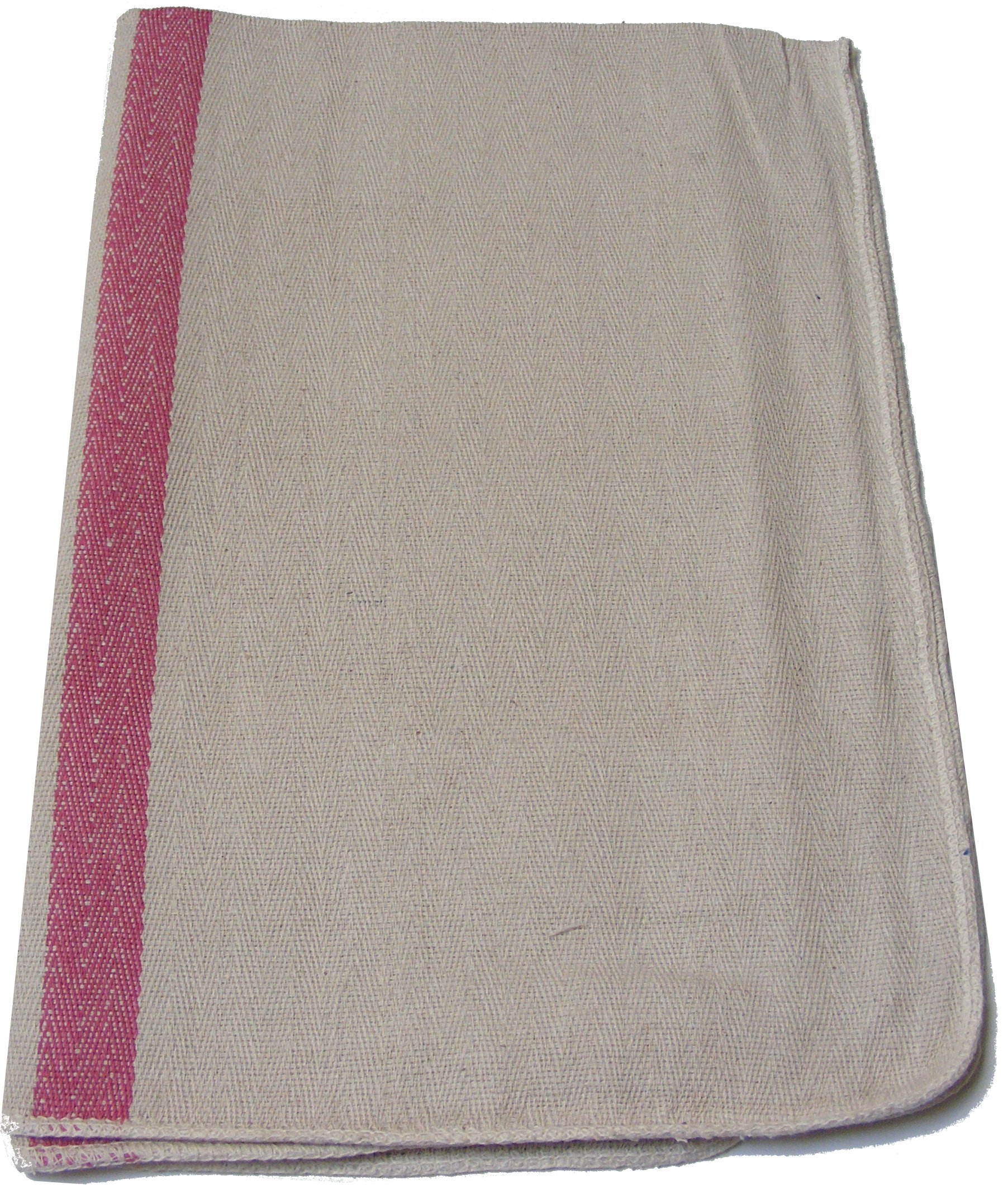 1 x Large Red Stripe Heavy Duty Thick 100% Cotton Chefs Professional Catering Quality Kitchen Oven Cloths