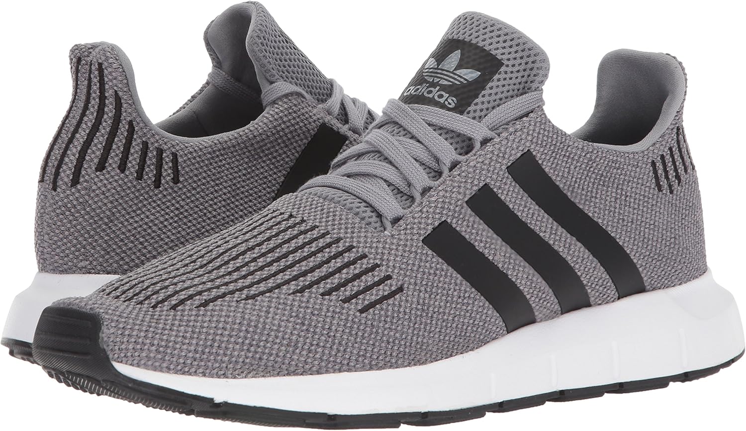 adidas Originals Men's Swift Run Shoes,grey three/core black/medium grey heather,10.5 M US