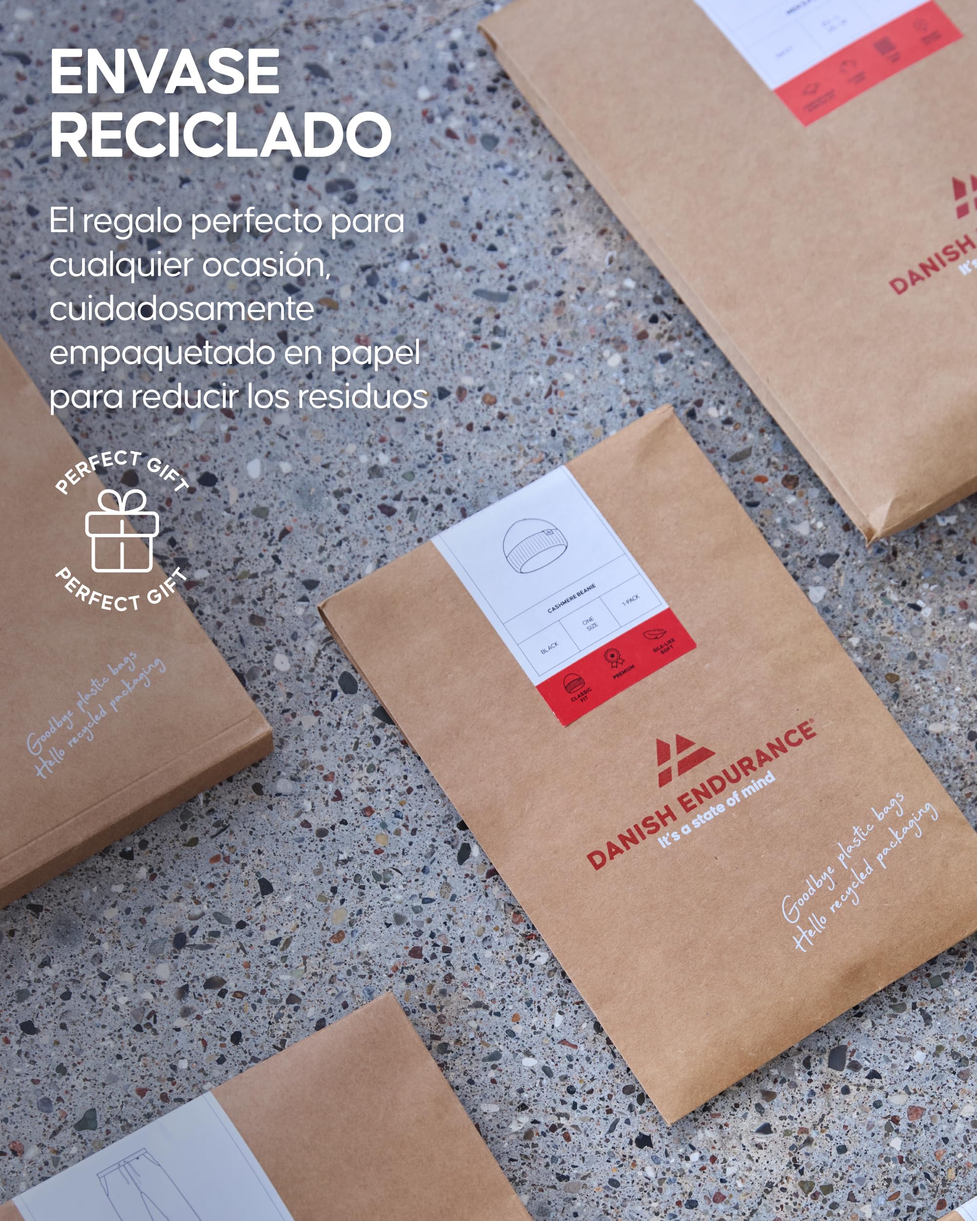 DANISH ENDURANCE Calcetines Lana Merino con Botón, Ejecutivos, 3 y 5 Pack