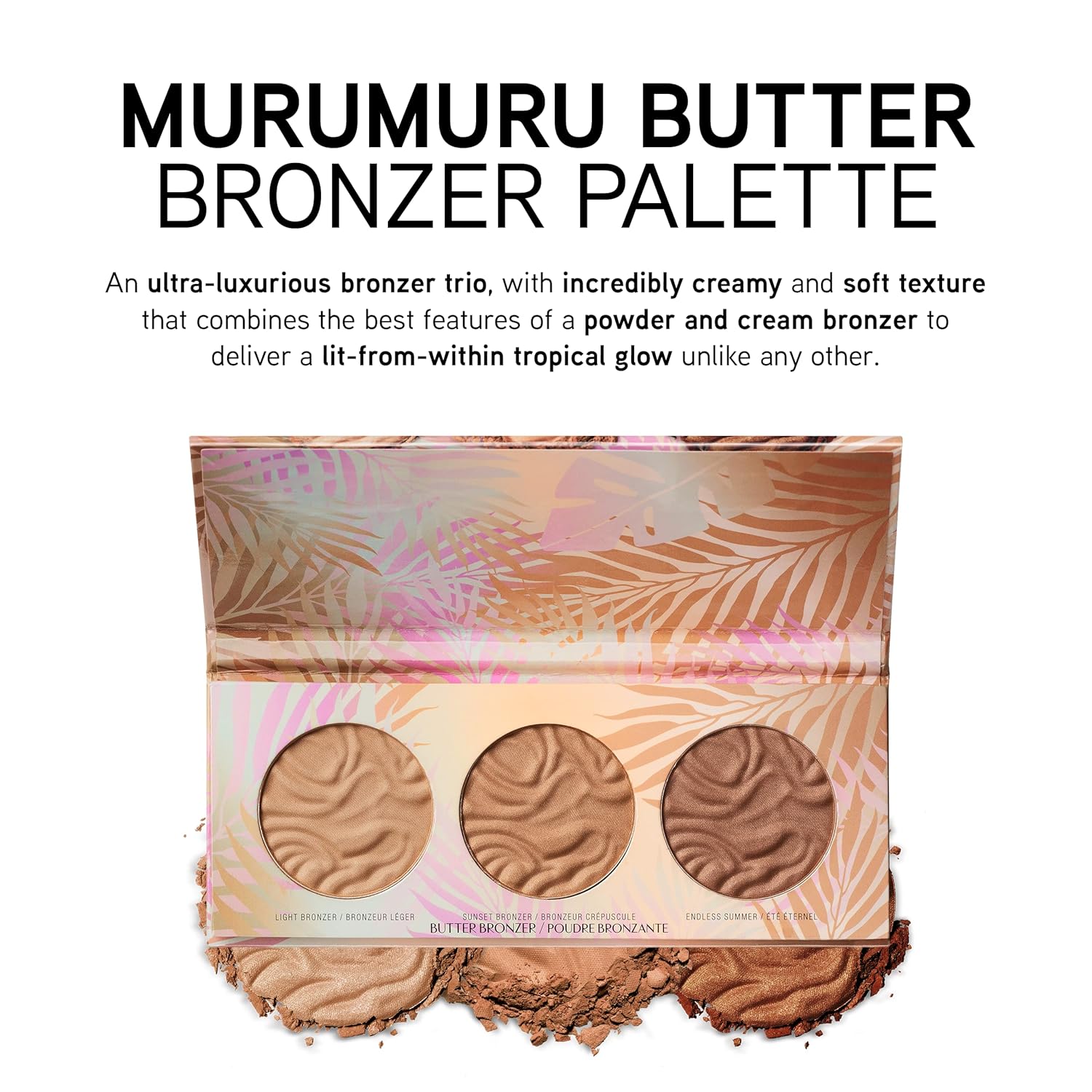 Physicians Formula Murumuru Butter Bronzer Face Makeup Palette Set, Set of 3, Light Bronzer, Sunset Bronzer, Endless Summer Powder : Beauty & Personal Care