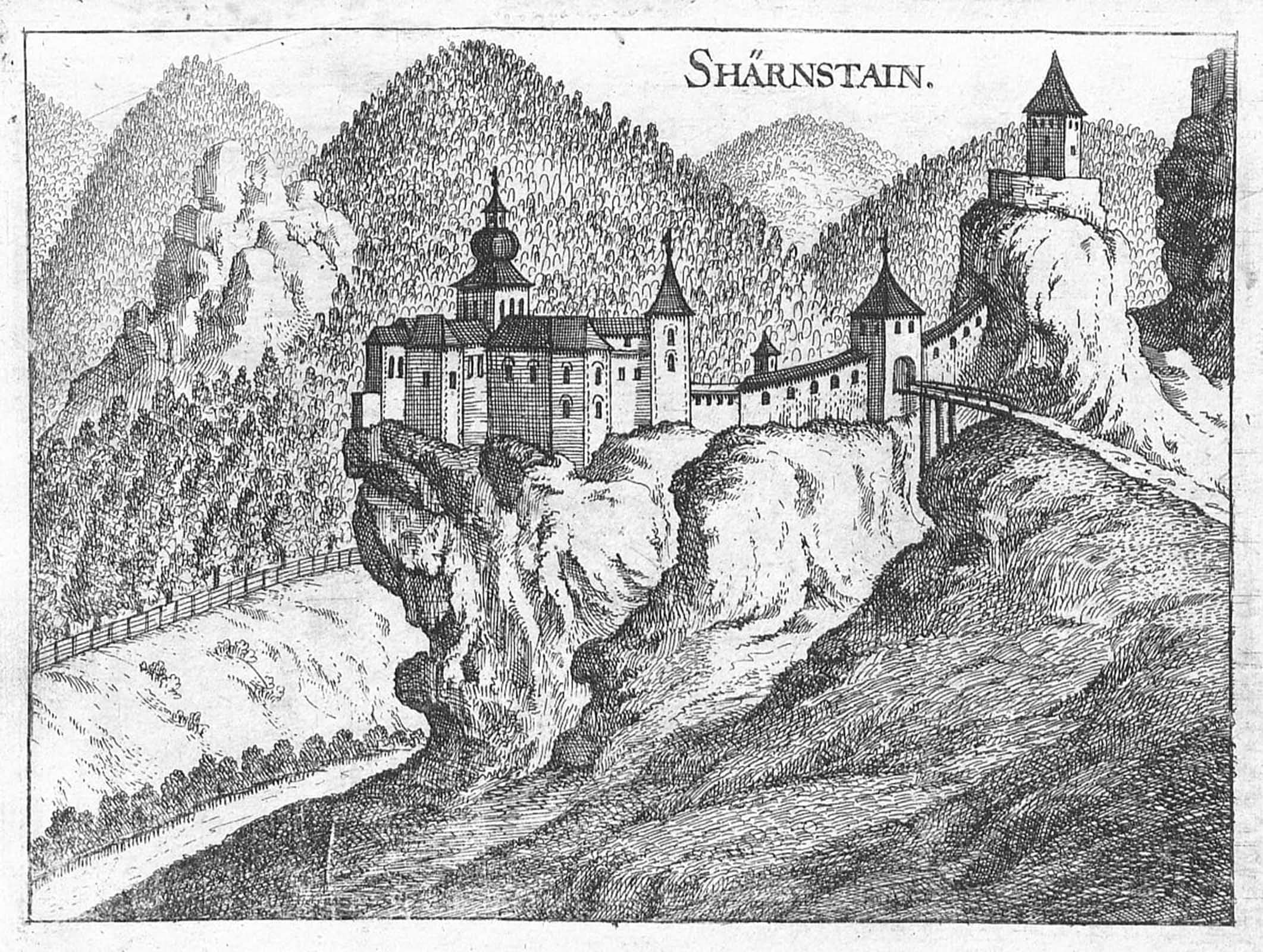 Tableau toile Vue du château de Scharnstein 60x90cm - 5