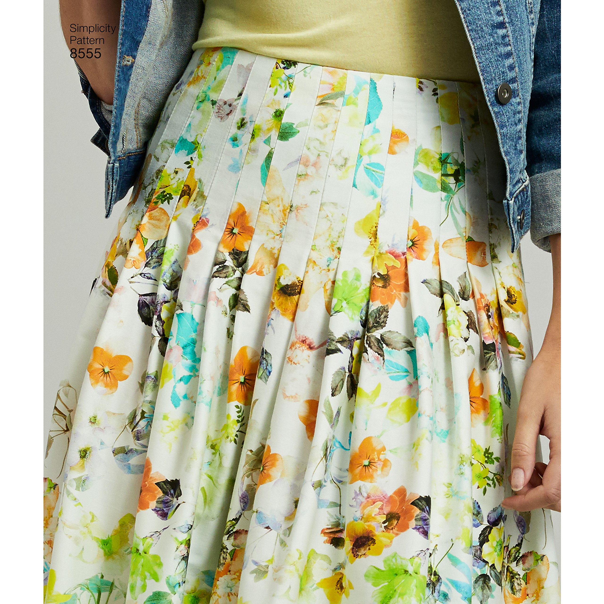 Simplicity Patron de couture D0905/8555 Jupes pliss es pour femme, H5 (34-36-38-40-42)