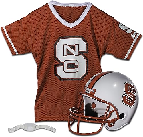 Franklin Sports NCAA - Conjunto de uniforme de fútbol para niños, disfraz de fútbol juvenil para niños y niñas, el juego incluye casco, camiseta y