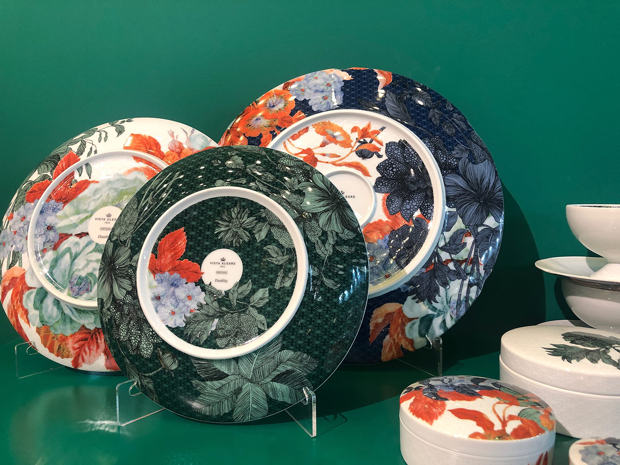 Amazon.com: Vista Alegre Duality Dinner Plate, Set of 4 : Home