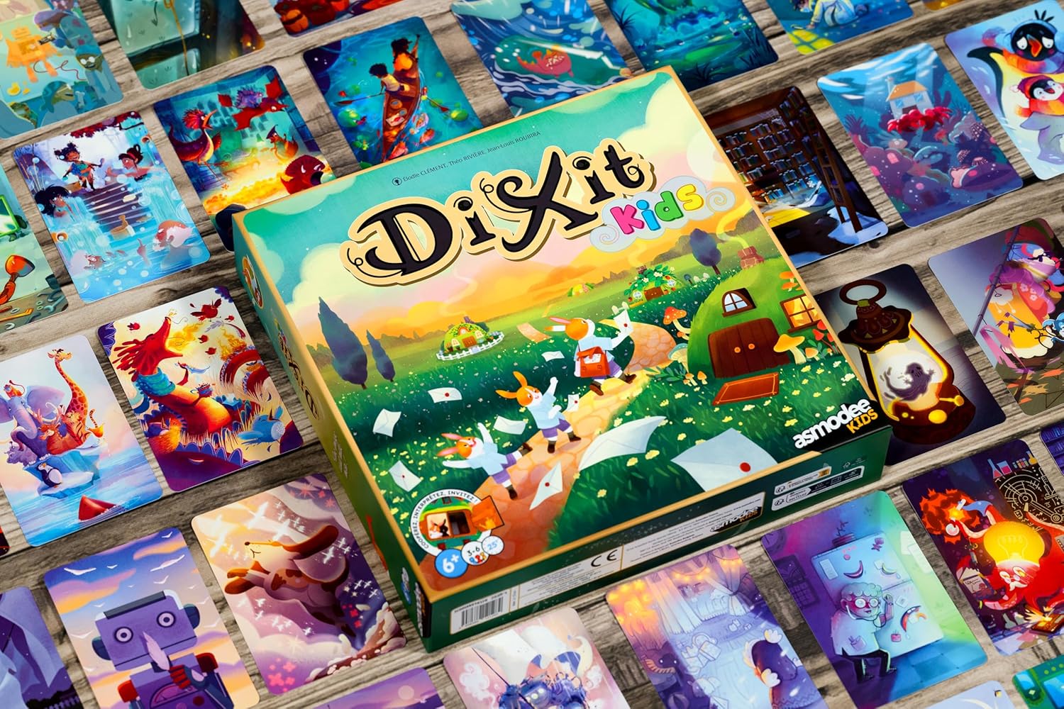 Asmodee, Dixit Kids, Space Cow, Children's Game, 3-6 Players, 6+ Years, 25 Minutes, German