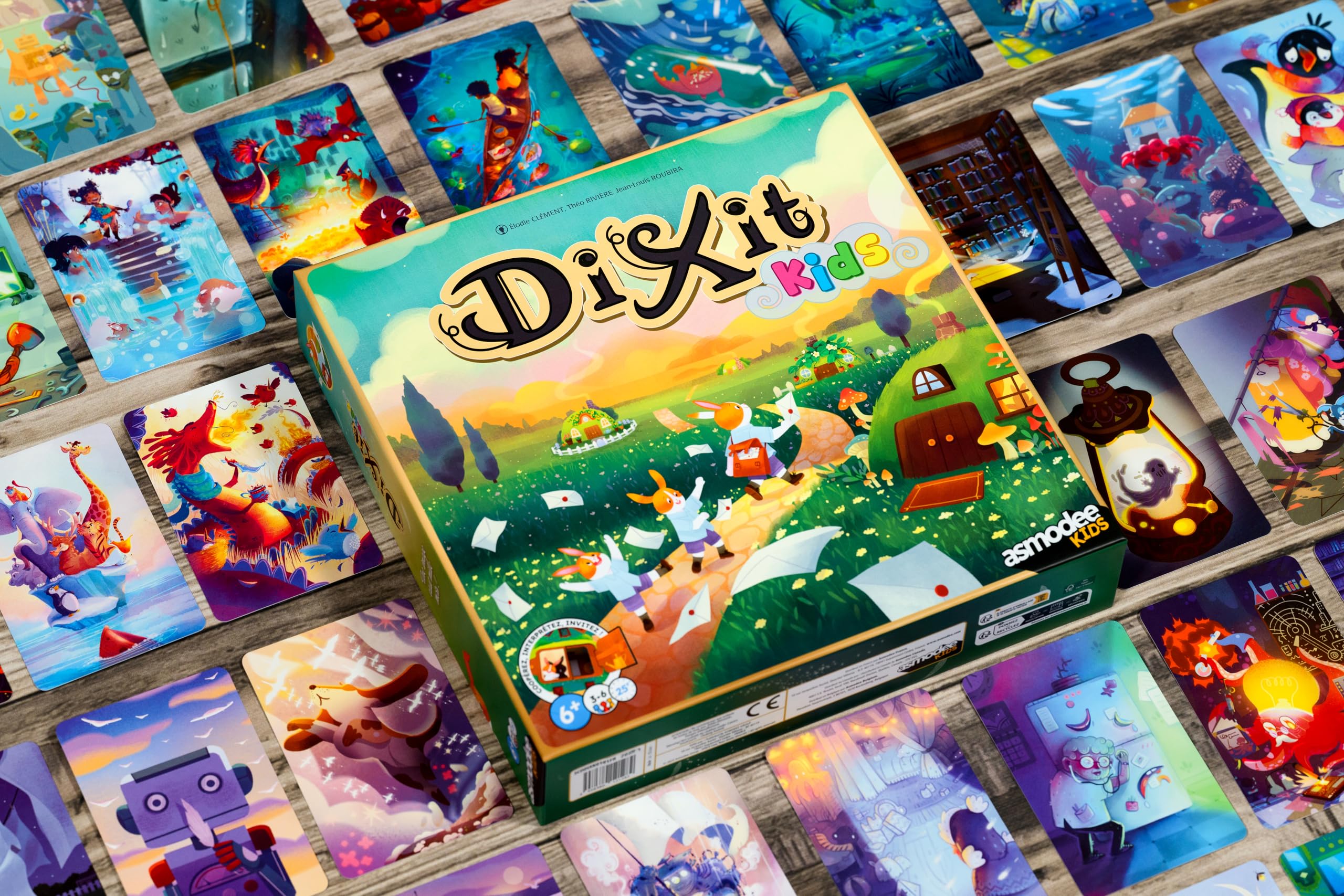 Asmodee, Dixit Kids, Space Cow, gioco da ragazzi, 3-6 giocatori, 6+ anni, 25 minuti, tedesco