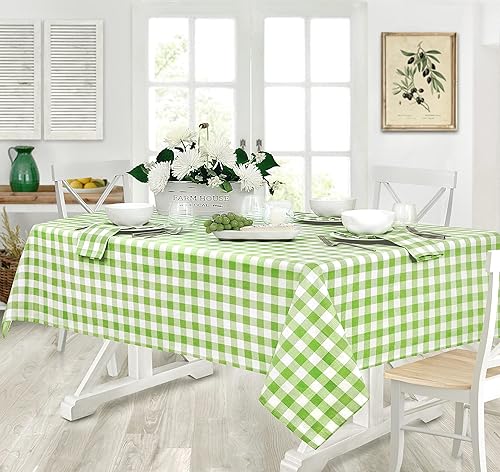 Miniatura 9 de Home Bargains Plus Country Rustic Buffalo - Camino de mesa de tela de algodón a cuadros, fácil cuidado, 70 pulgadas de largo, color azul