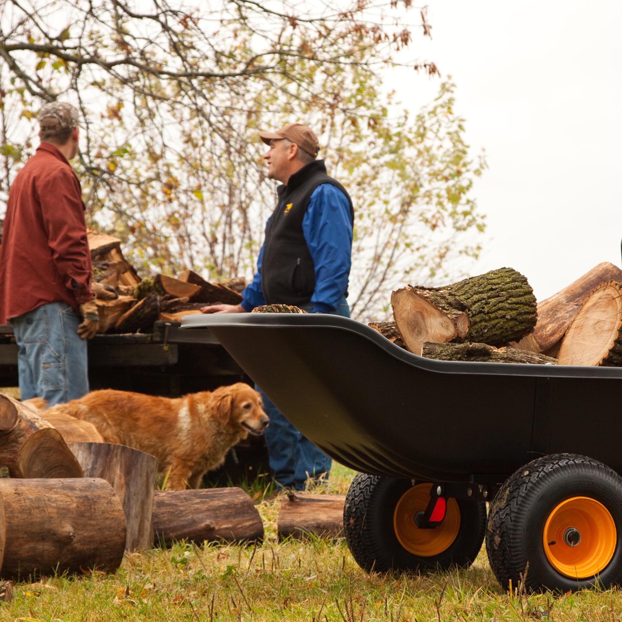 Polar Trailer 8232 HD 1200 Heavy Duty Utility and Hauling Cart, 84 x 45