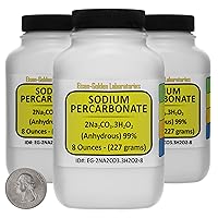Vista 1 de Percarbonato de sodio [2Na2CO3.3H2O2] 99% ACS Grado Prills 1.5 Lb en tres botellas ahorradoras de espacio