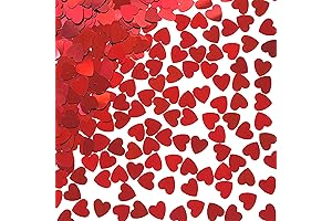 Red Heart Confetti for Valentine's Day