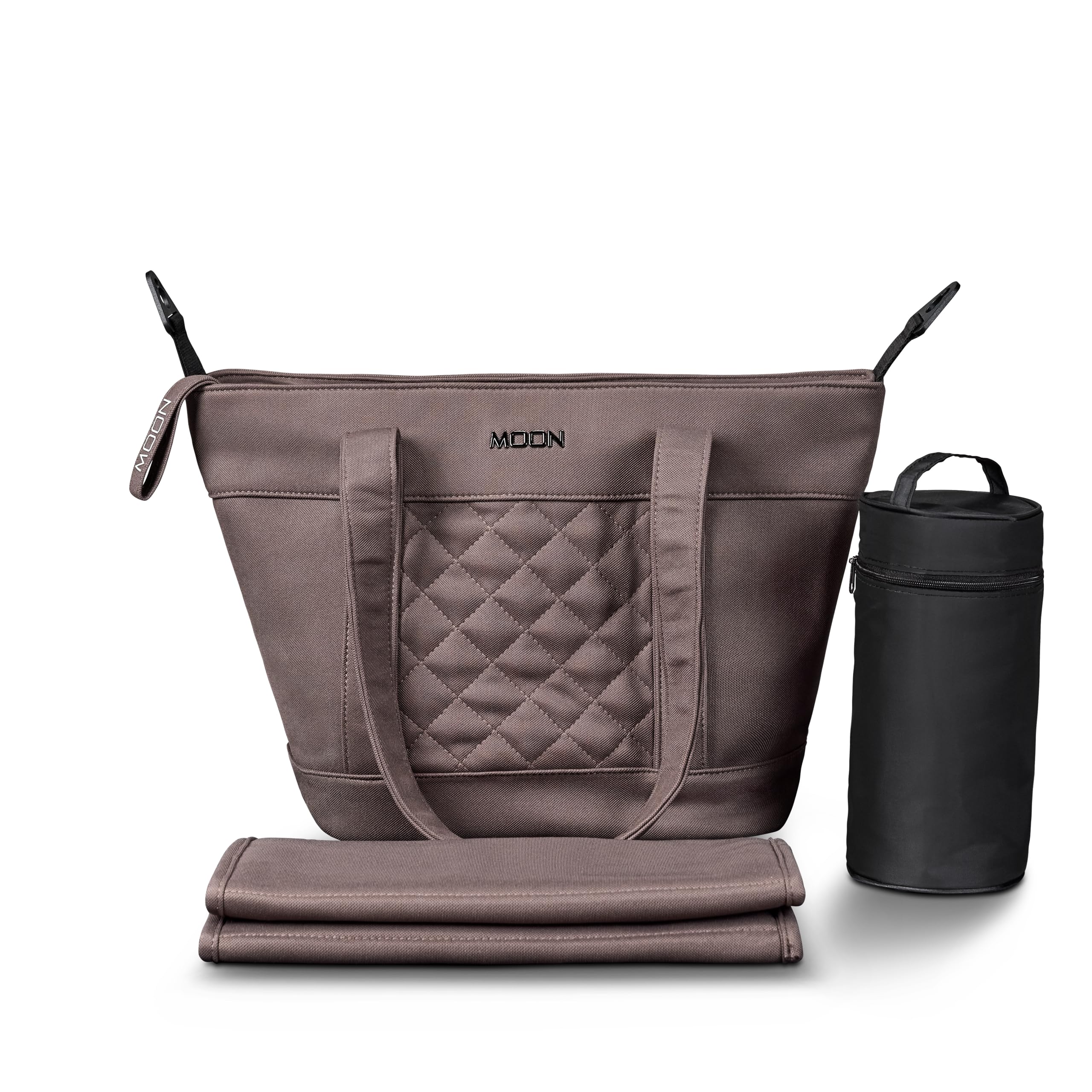 MOON V-SHAPE BAG onyx, Wickeltasche
