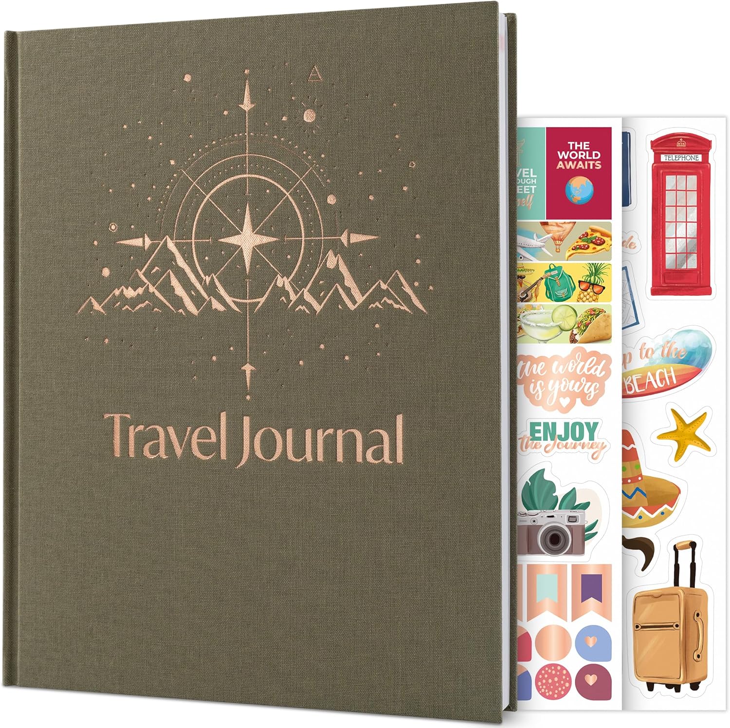 Amazon.com : Skyline Travel Journal – Traveling Diary & Photo Journal ...