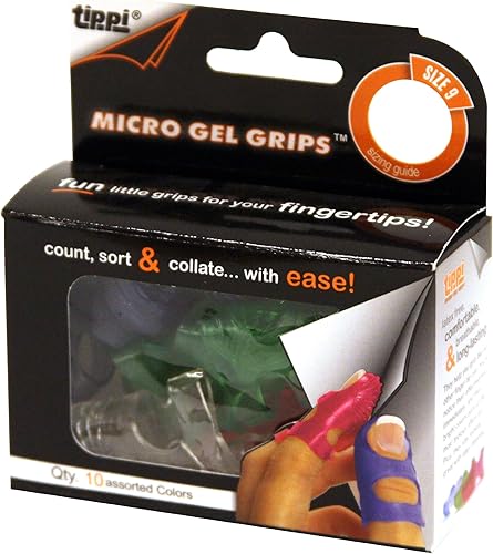 Miniatura 3 de Lee Tippi Micro Gel punta de los dedos GripsTamaño 9Grande10Pack s61090