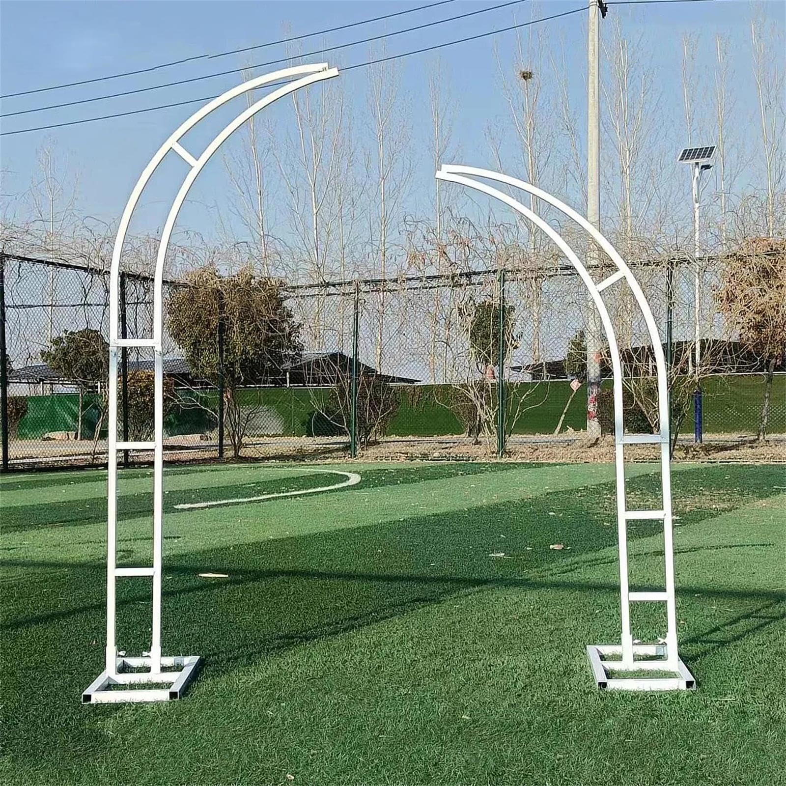 Arche de mariage stable lot de 2 structures en métal anti-vent pour fond de cérémonie