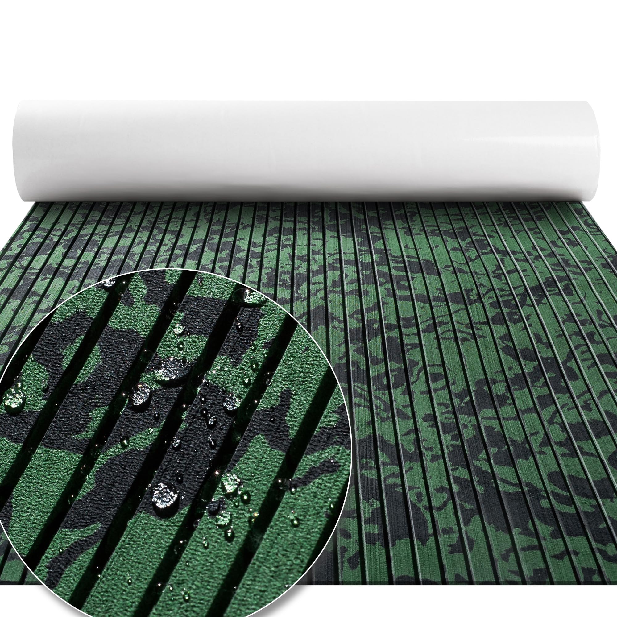 FOCEAN Olive Camo Boat Flooring