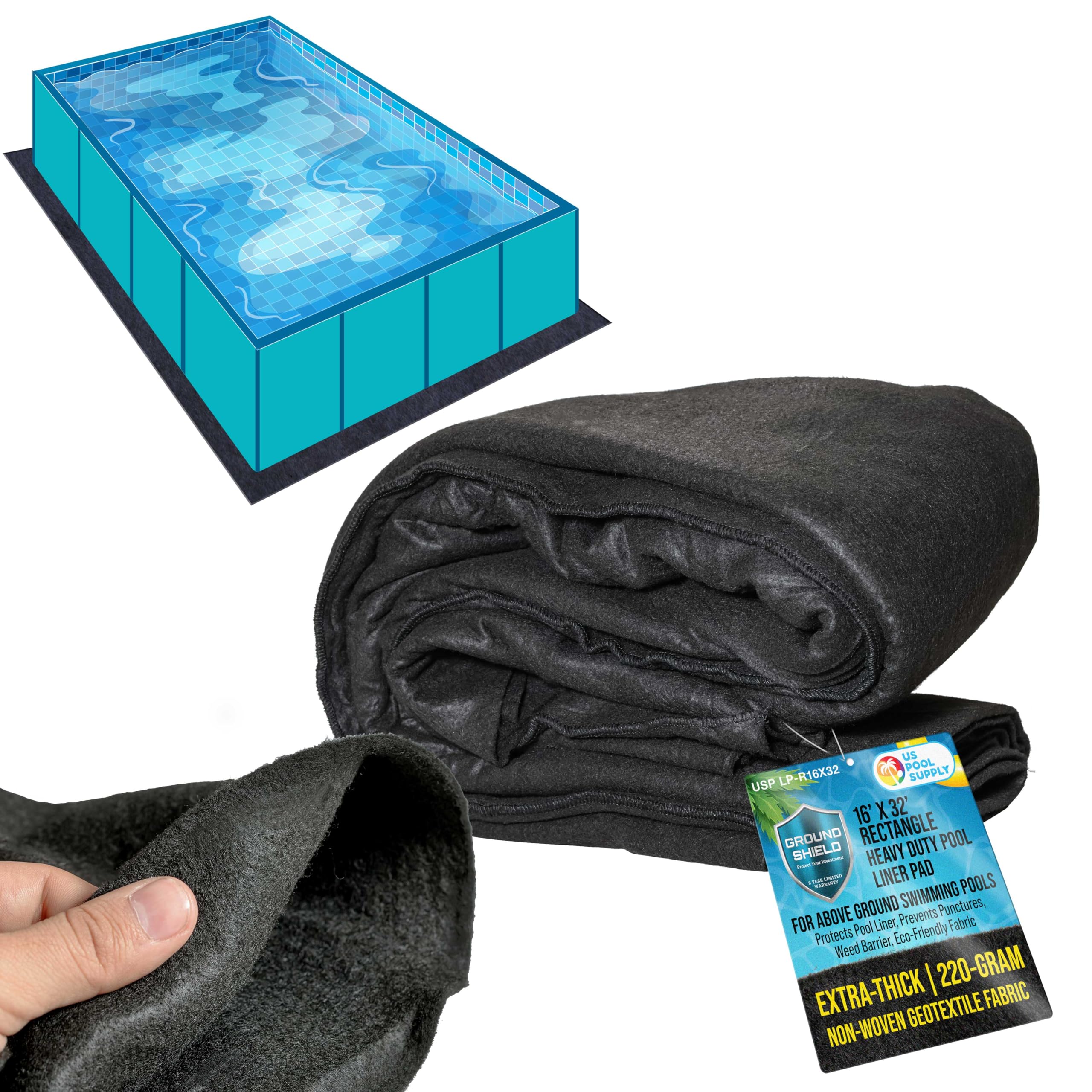 U.S. Pool Supply Ground Shield 16' x 32' Rectangle