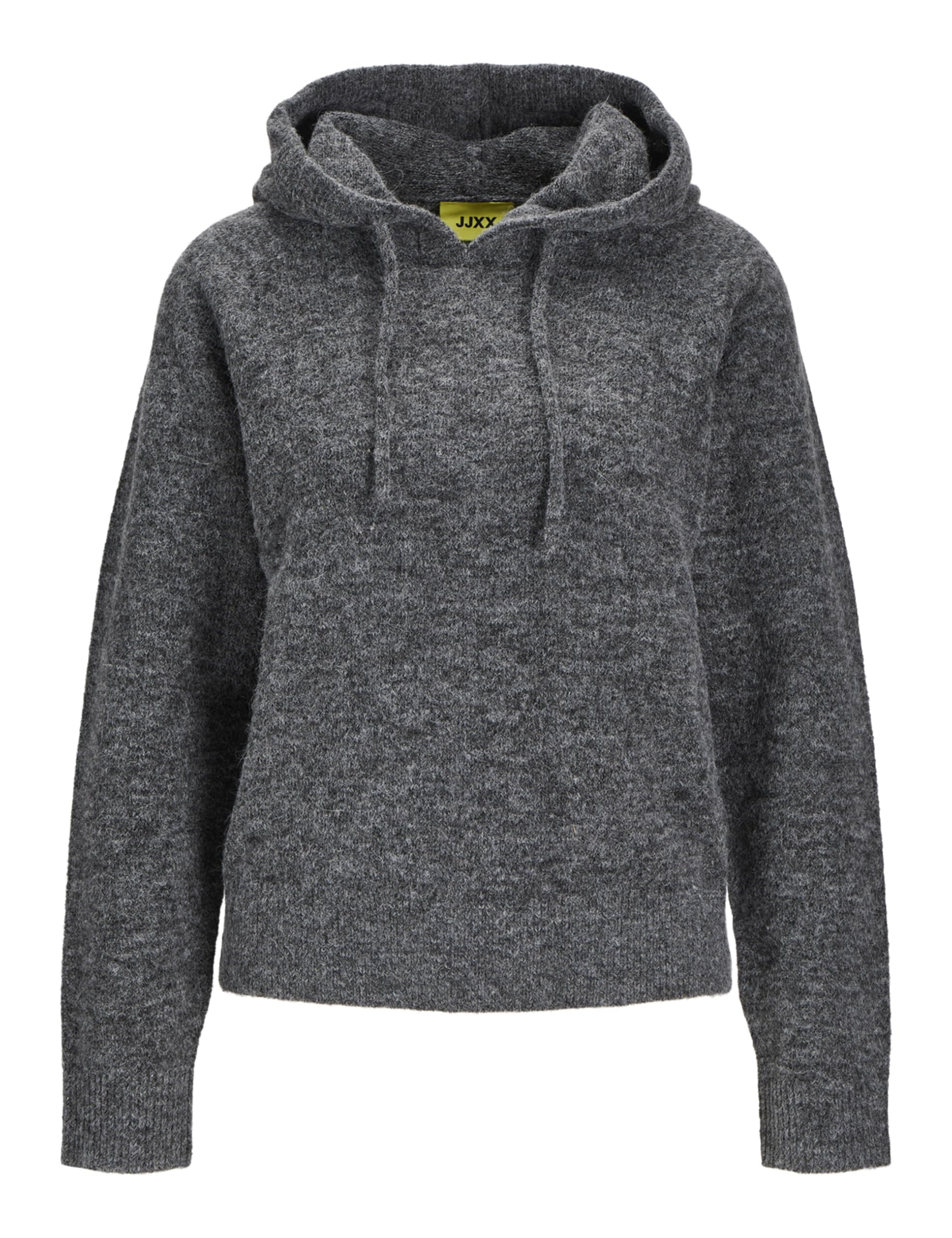 Jjxx Women's Dark Grey Blend Jxevi Hoodie Knit Sn Jumper, S