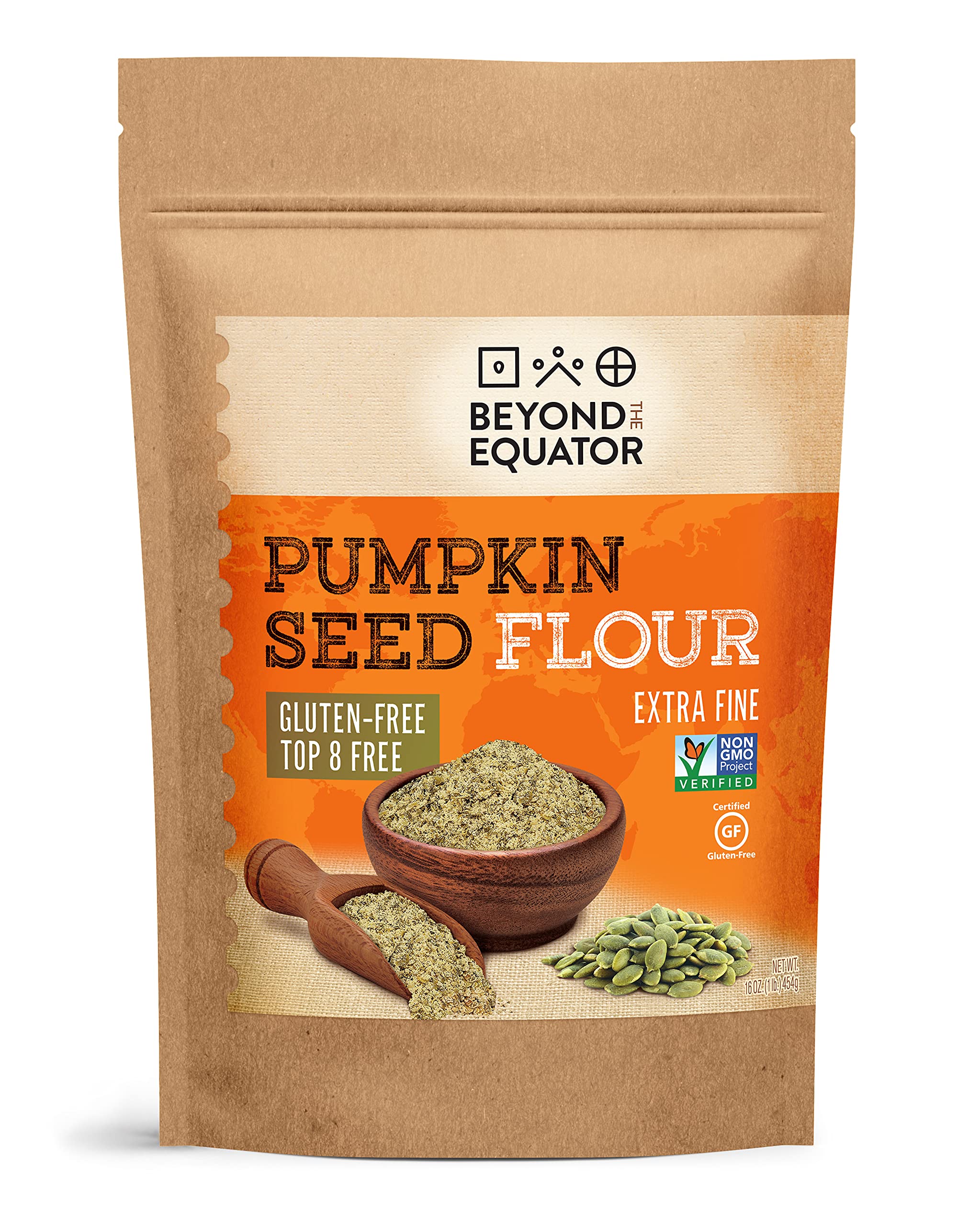 Buy Beyond the Equator Pumpkin Seed Flour [Extra Fine]. Organic Flour